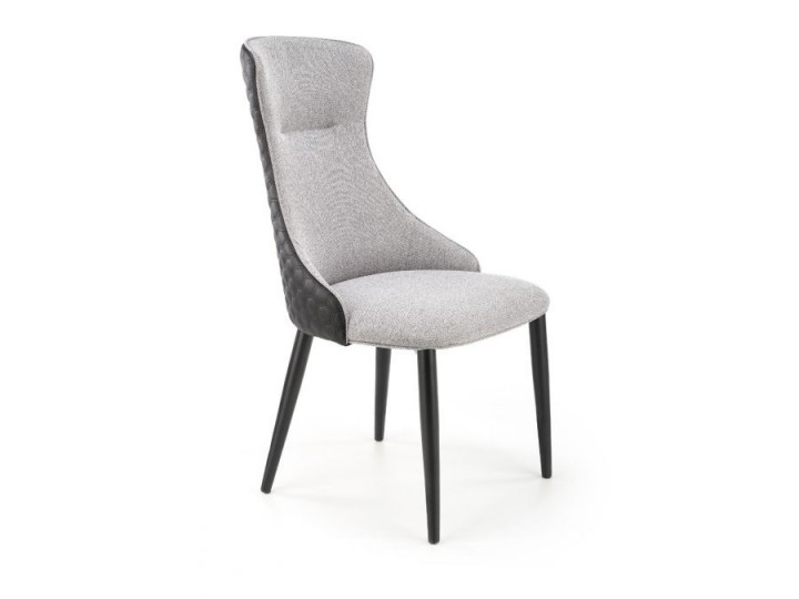 Стул K-434 Halmar Светло-серый/черный